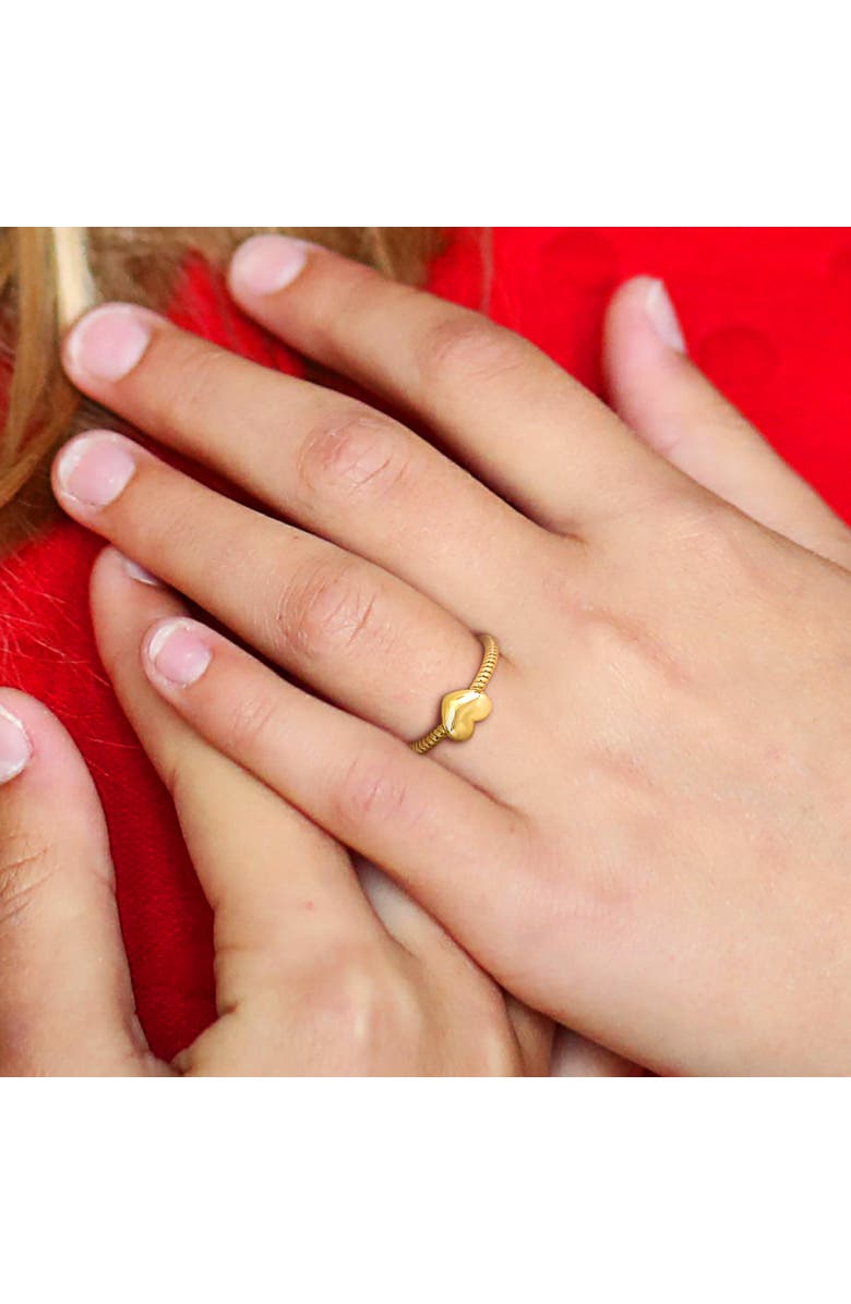 Julianna B. Kids Heart Ring 14k Yellow Gold, Alternate, color, 14K Gold