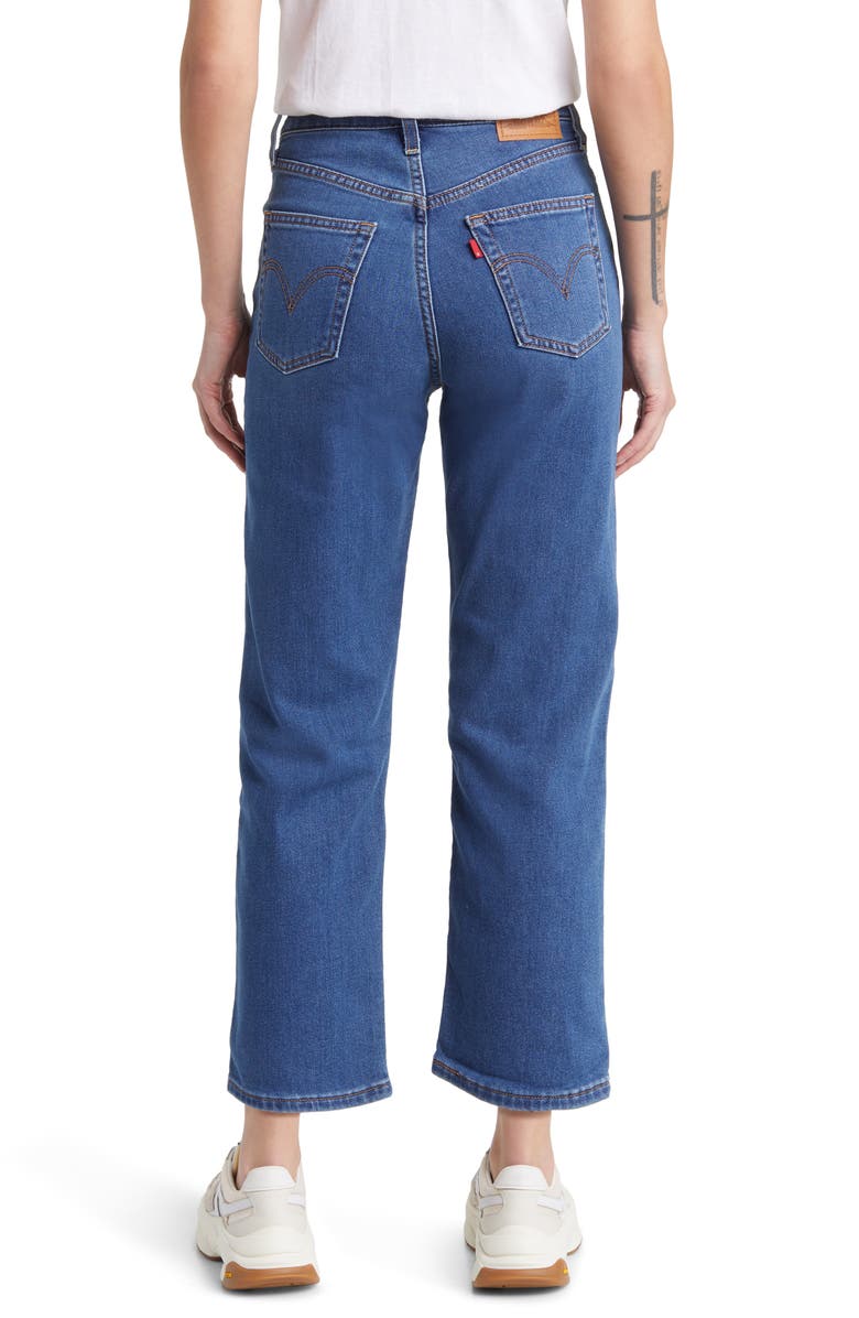 Levi's Ribcage High Waist Ankle Straight Leg Jeans, Alternate, color,