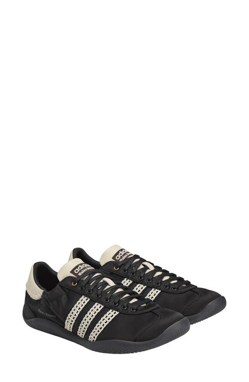 Adidas Originals X Wales Bonner Karintha Lo Satin Sneakers In Black