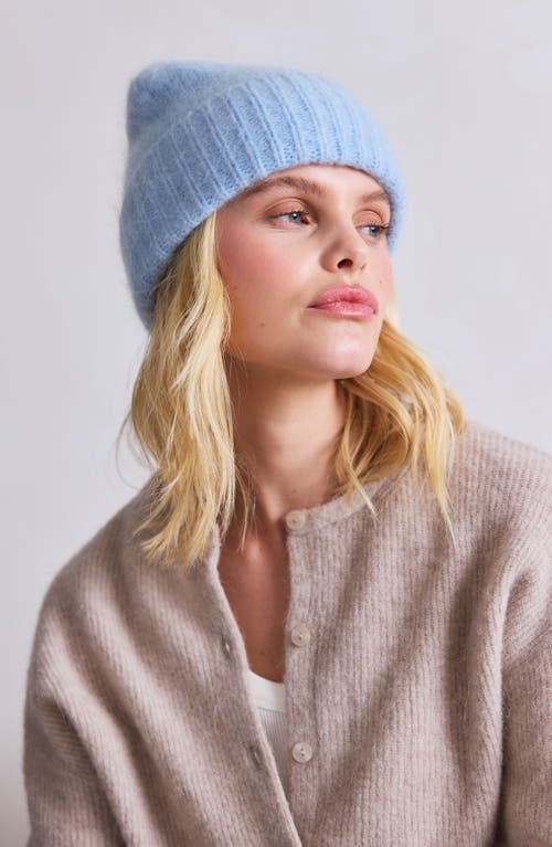 Arctic Fox & Co. Arctic Fox & Co The Mohair & Merino Wool Blend Beanie In Blue