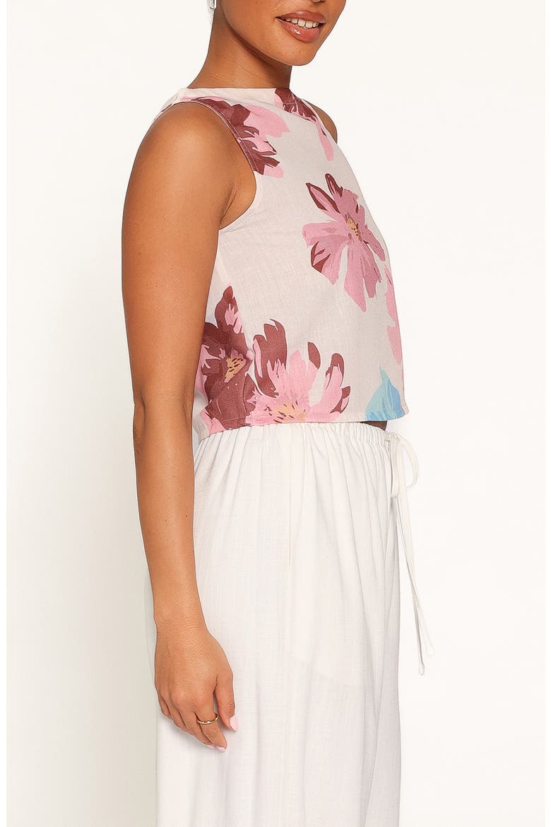 Leni Floral Sleeveless Top, Alternate, color, PINK FLORAL