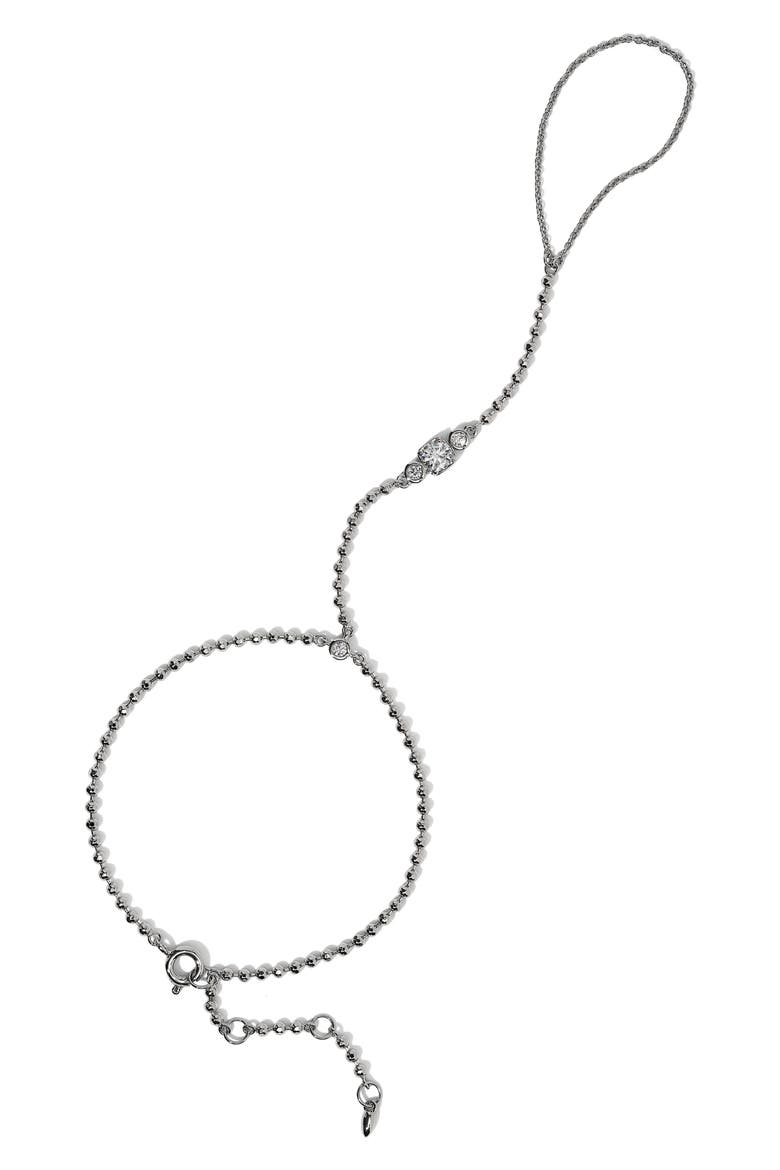 Delancey Hand Chain, Main, color, RHODIUM