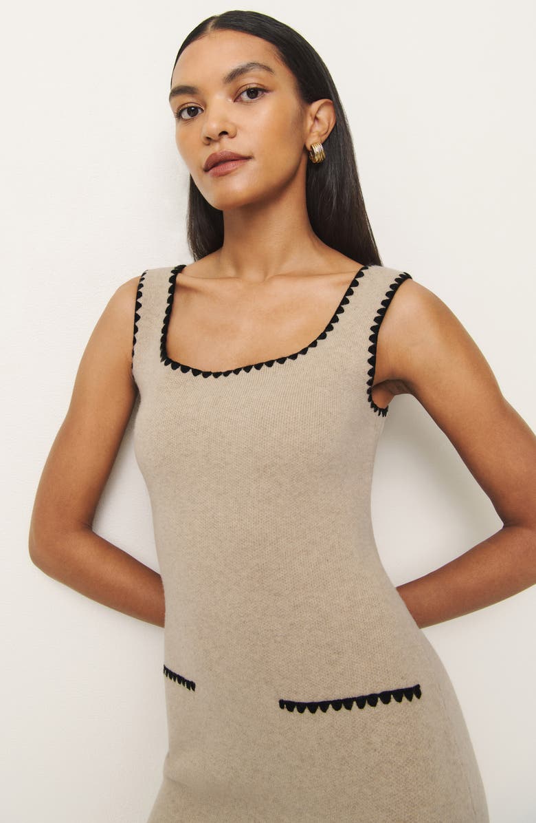 Reformation Isabelle Regenerative Wool Embroidered Minidress, Alternate, color,