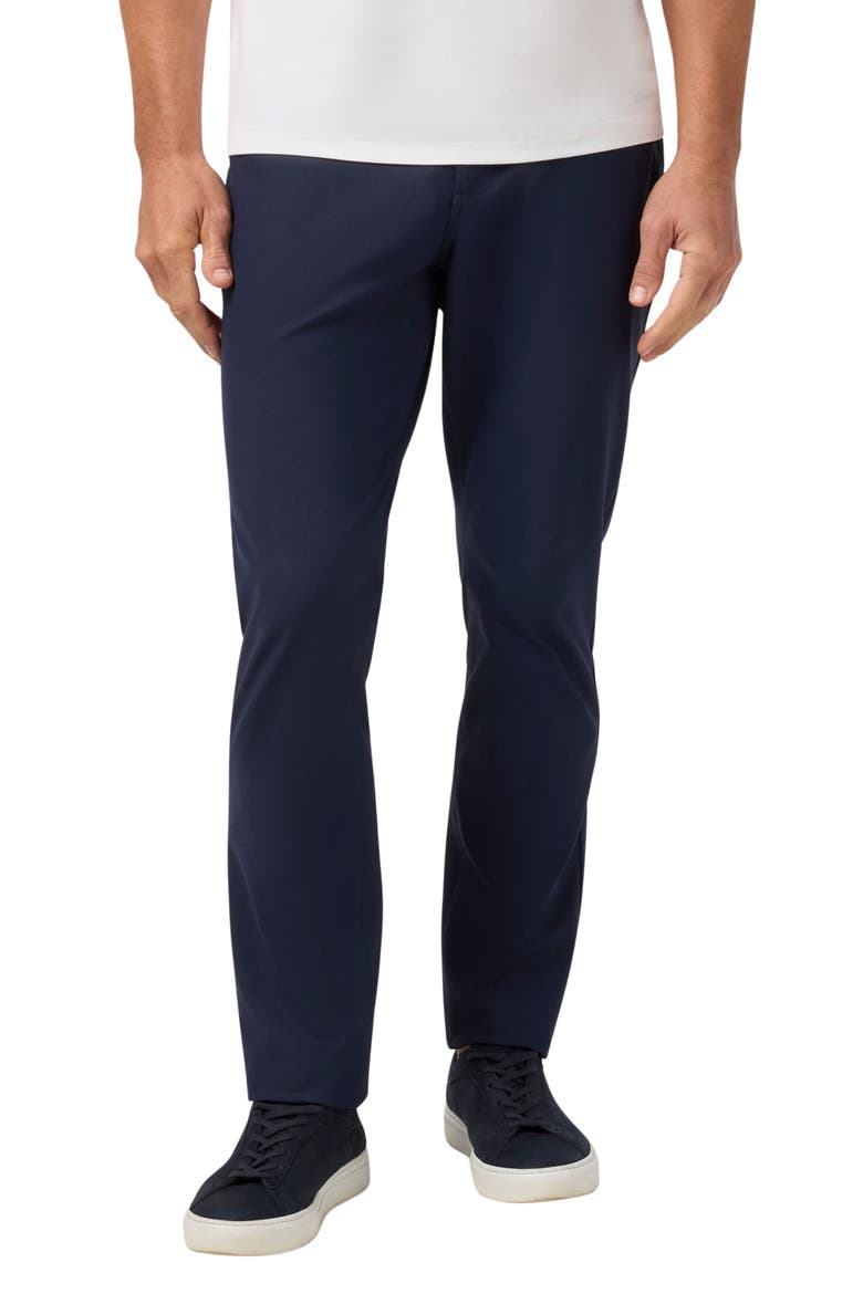 Upton Straight Leg Stretch 5-Pocket Pants, Main, color, NAVY
