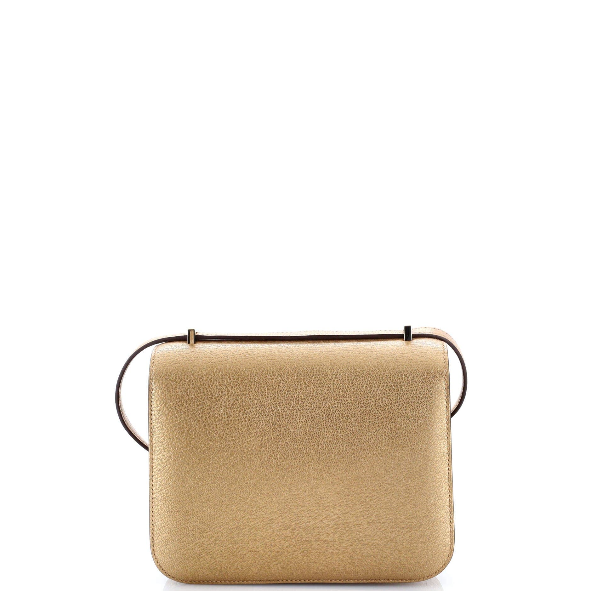 Pre-Owned Hermes Constance NM Bag Metallic Chevre Chamkilight 18, Alternate, color, 