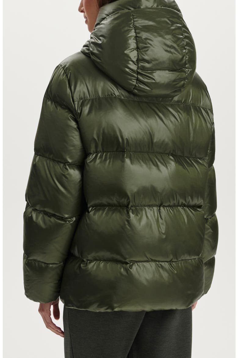 Madelina Down Puffer Jacket, Alternate, color, RACING OLIVE