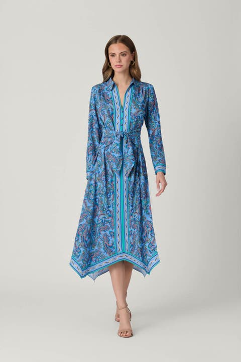 Adair Pelotas Border Paisley Dress