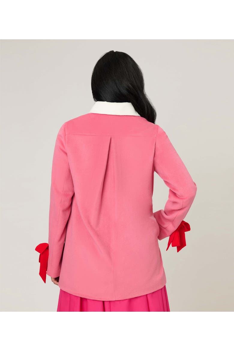 Bow Topper Coat, Alternate, color, Pink W/Bows