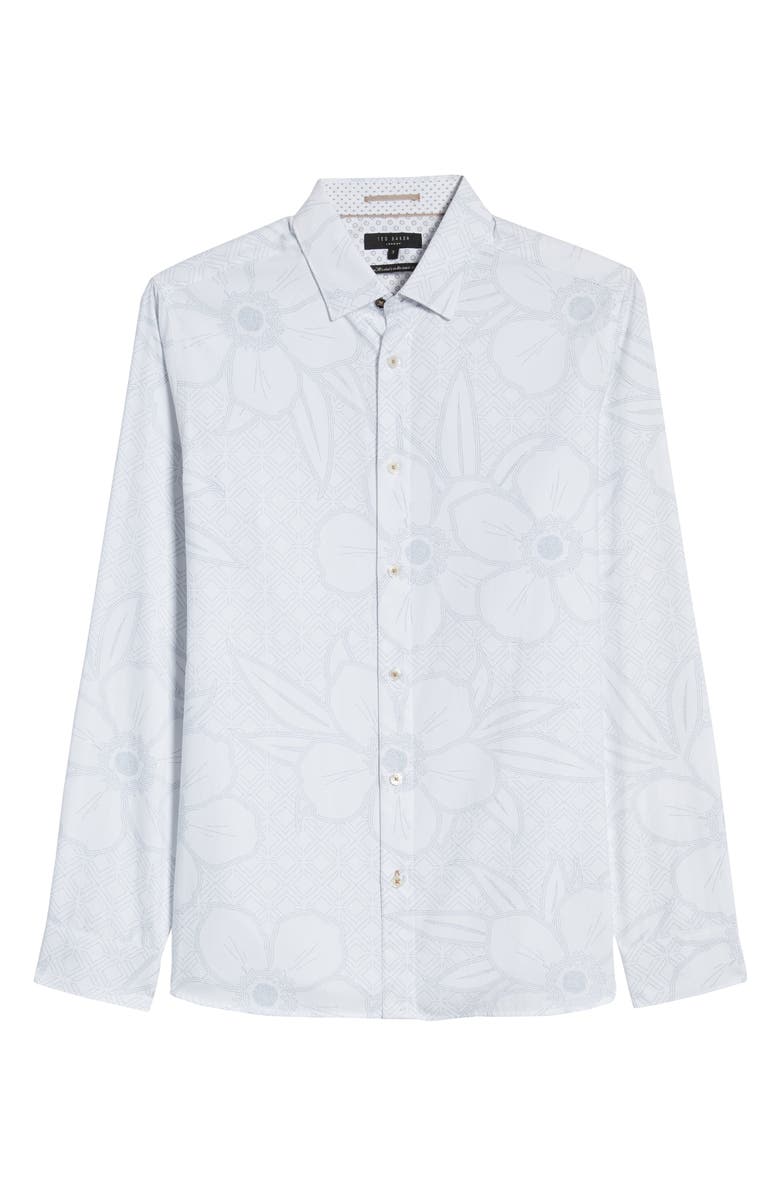 Ted Baker London GoGirl Slim Fit Dress Shirt, Alternate, color, 