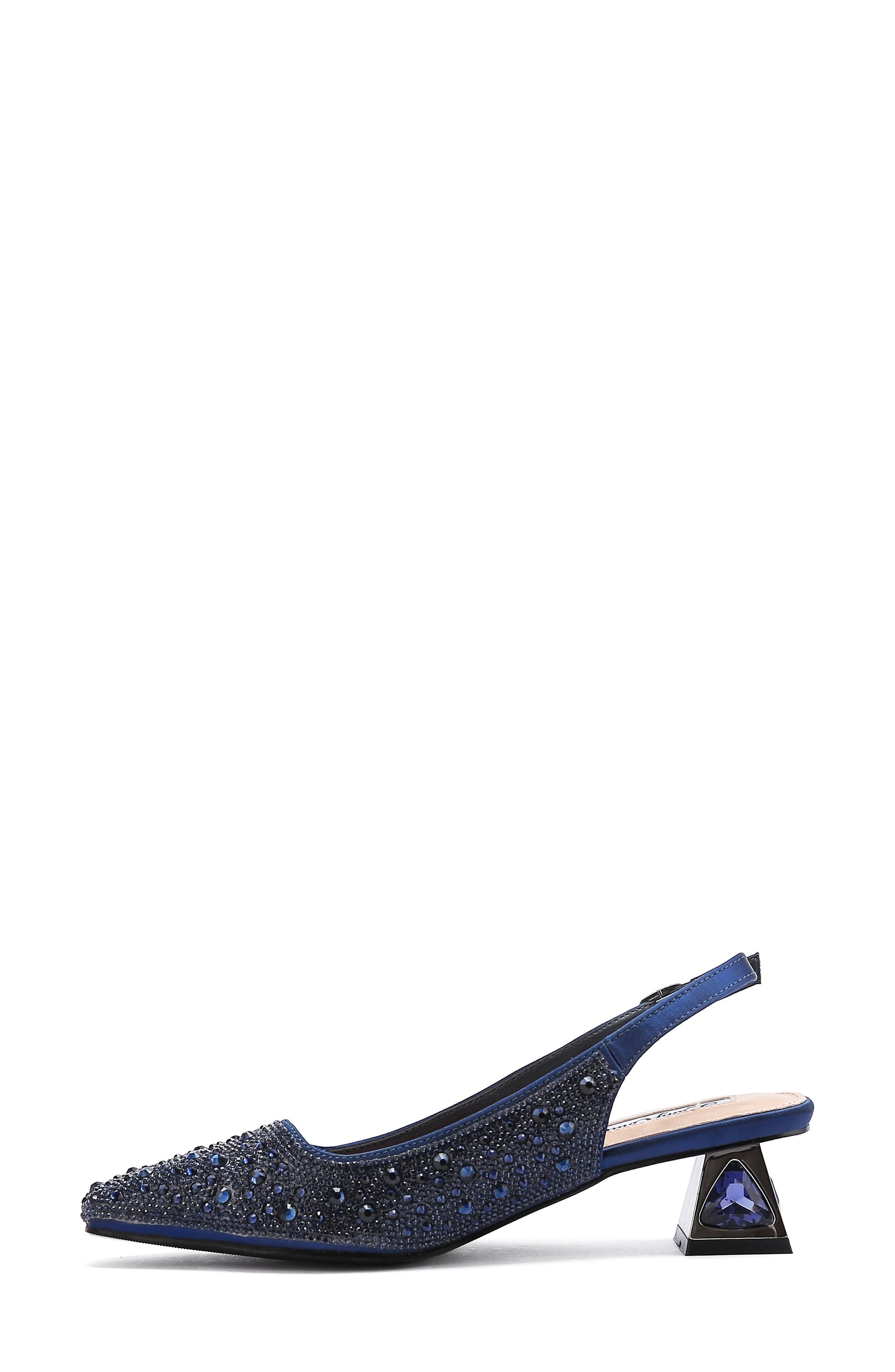 Ronda Slingback Pump, Alternate, color, NAVY