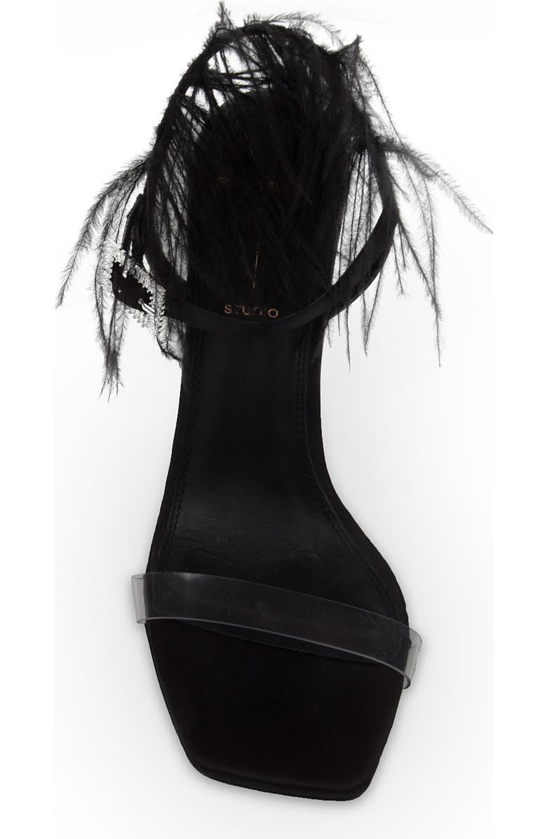 BLACK SUEDE STUDIO Trinity Square Toe Sandal, Alternate, color,