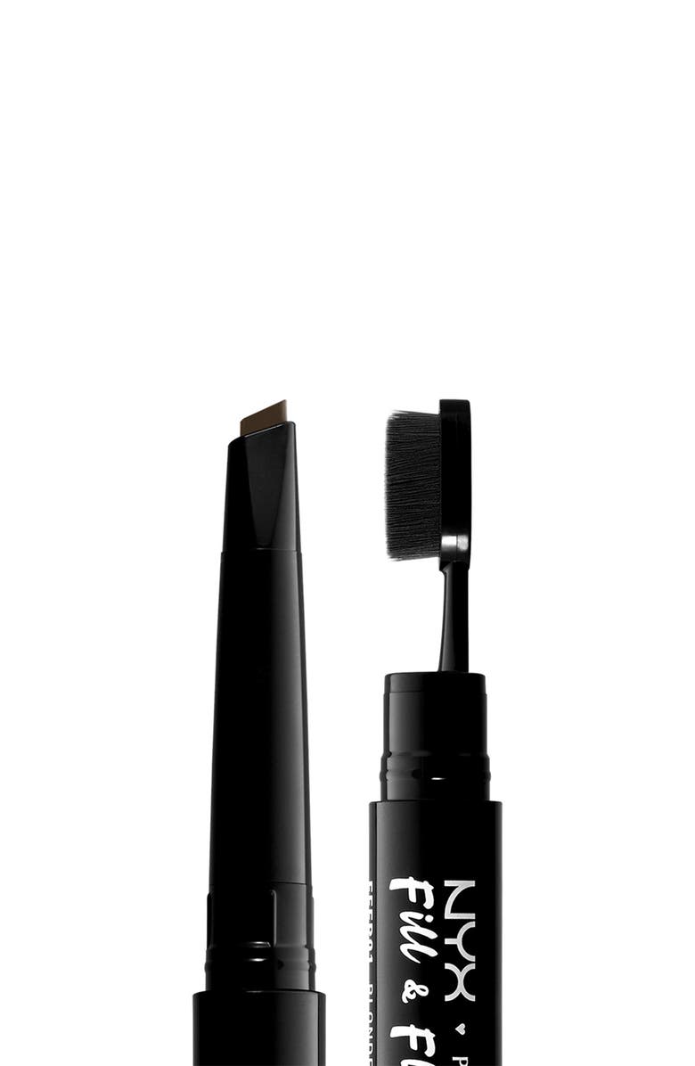NYX PROFESSIONAL MAKEUP Fill & Fluff Eyebrow Pomade Pencil, Alternate, color, Espresso