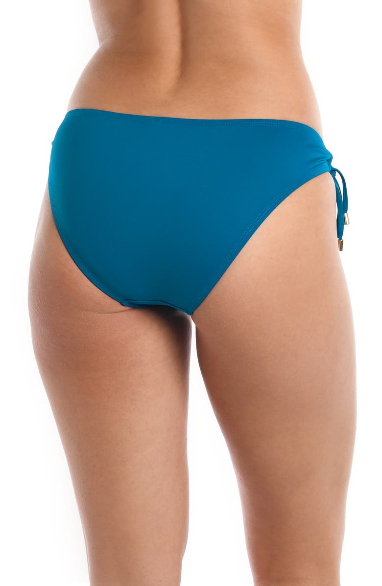 La Blanca Island Goddess Hipster Bikini Bottoms, Alternate, color, Ocean
