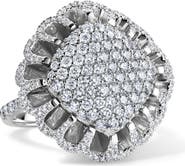 Mindi Mond Floating All Diamond Ring