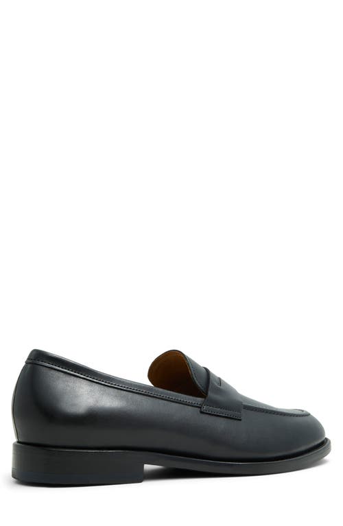 Brooks Brothers Greenwich Penny Loafer In Black