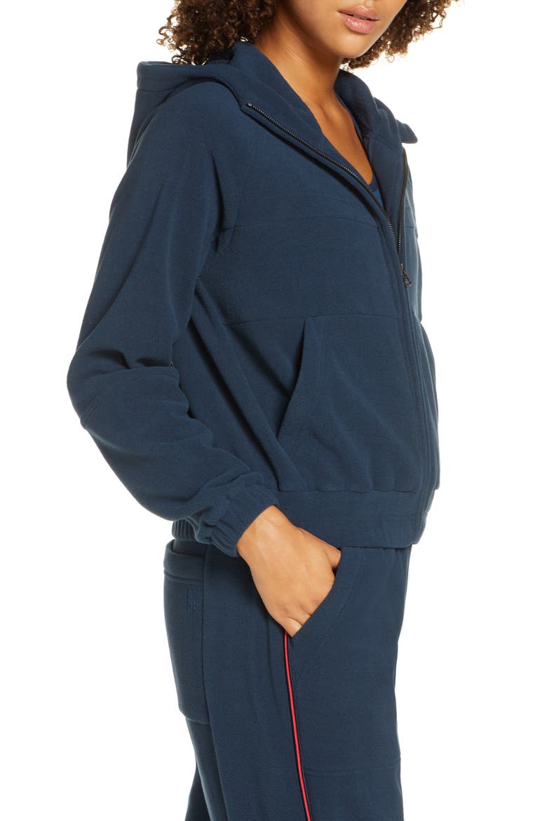 Ember Fleece Hooded Sweatshirt, Alternate, color, DARK PETROL