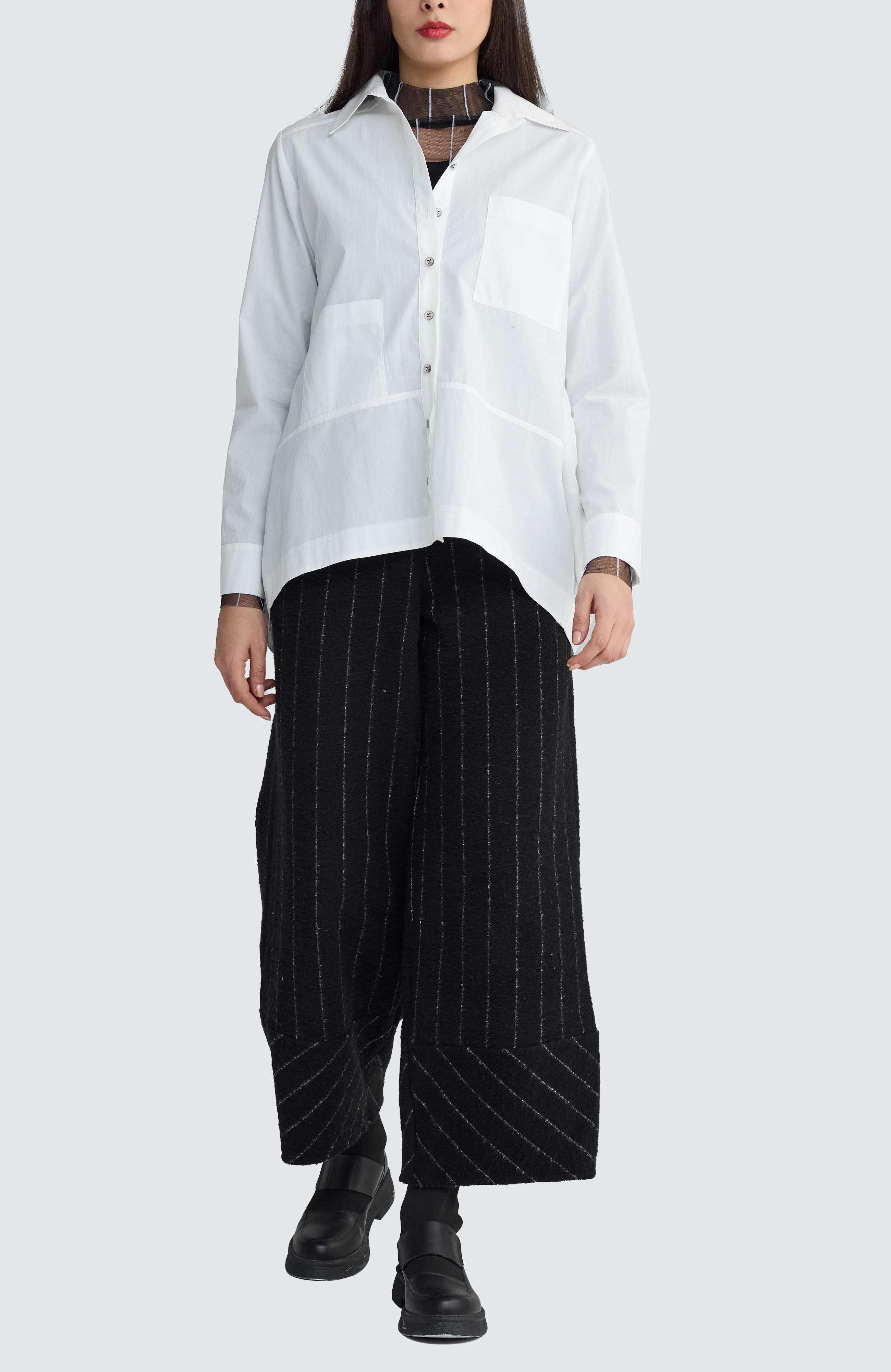 Clarina Balloon Poplin Shirt - image 2