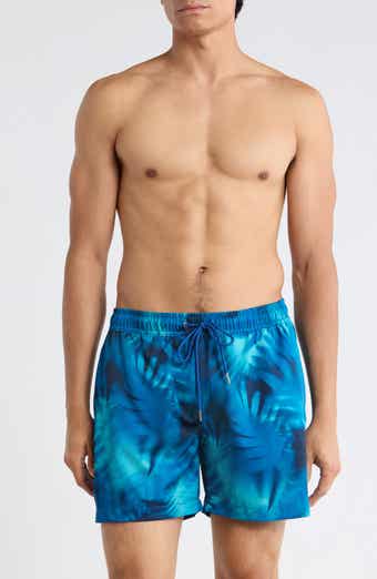 Robert Graham Tie Dye Palm Print Swim Shorts