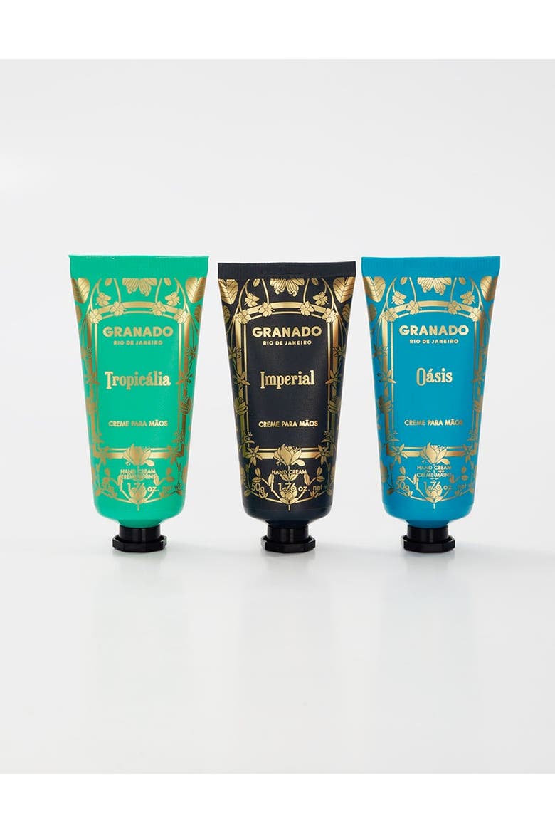 Hand Creams Trio Deep Sea Wonders, Alternate, color, Clear