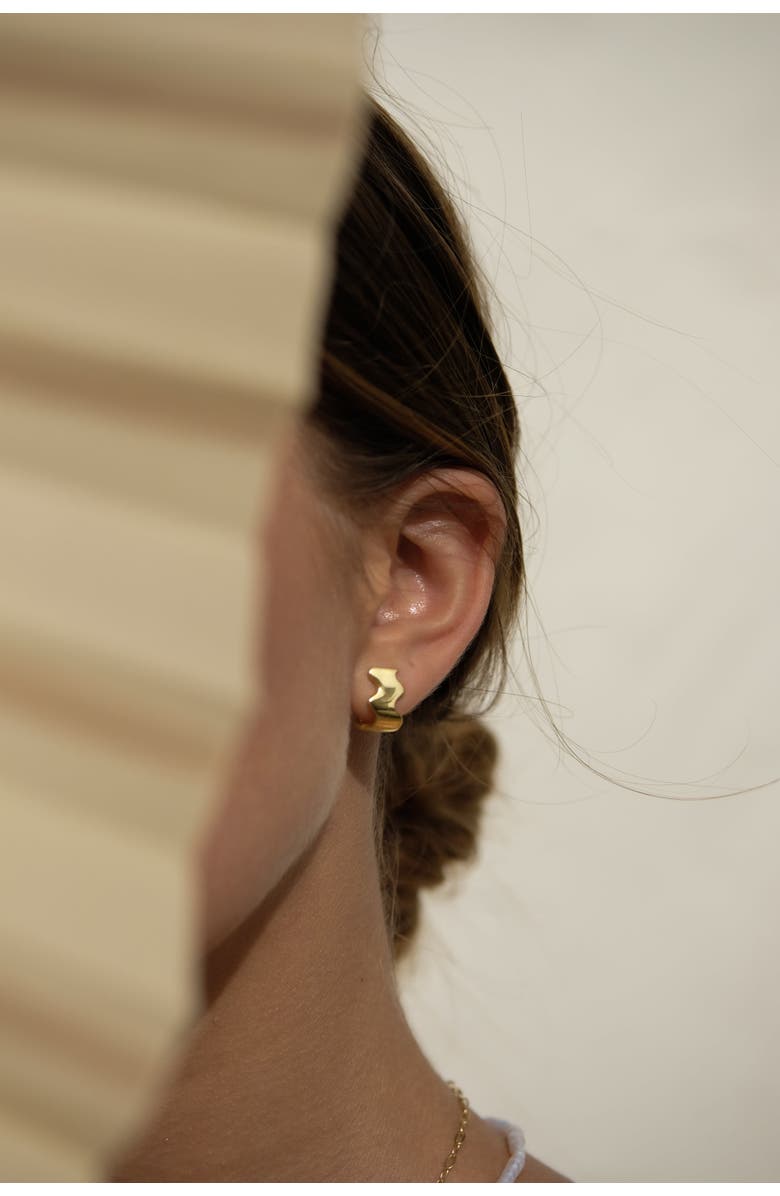 MUNS Paseo Earrings, Alternate, color, Gold Vermeil