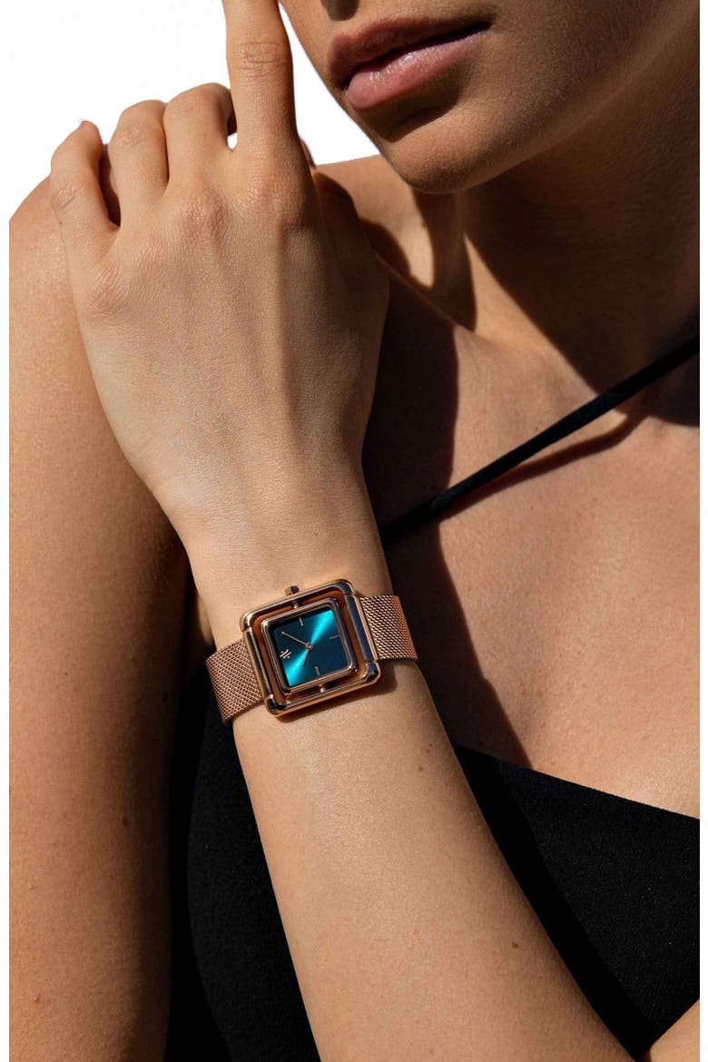 Umbra Watch, Alternate, color, Blue-Rose Gold
