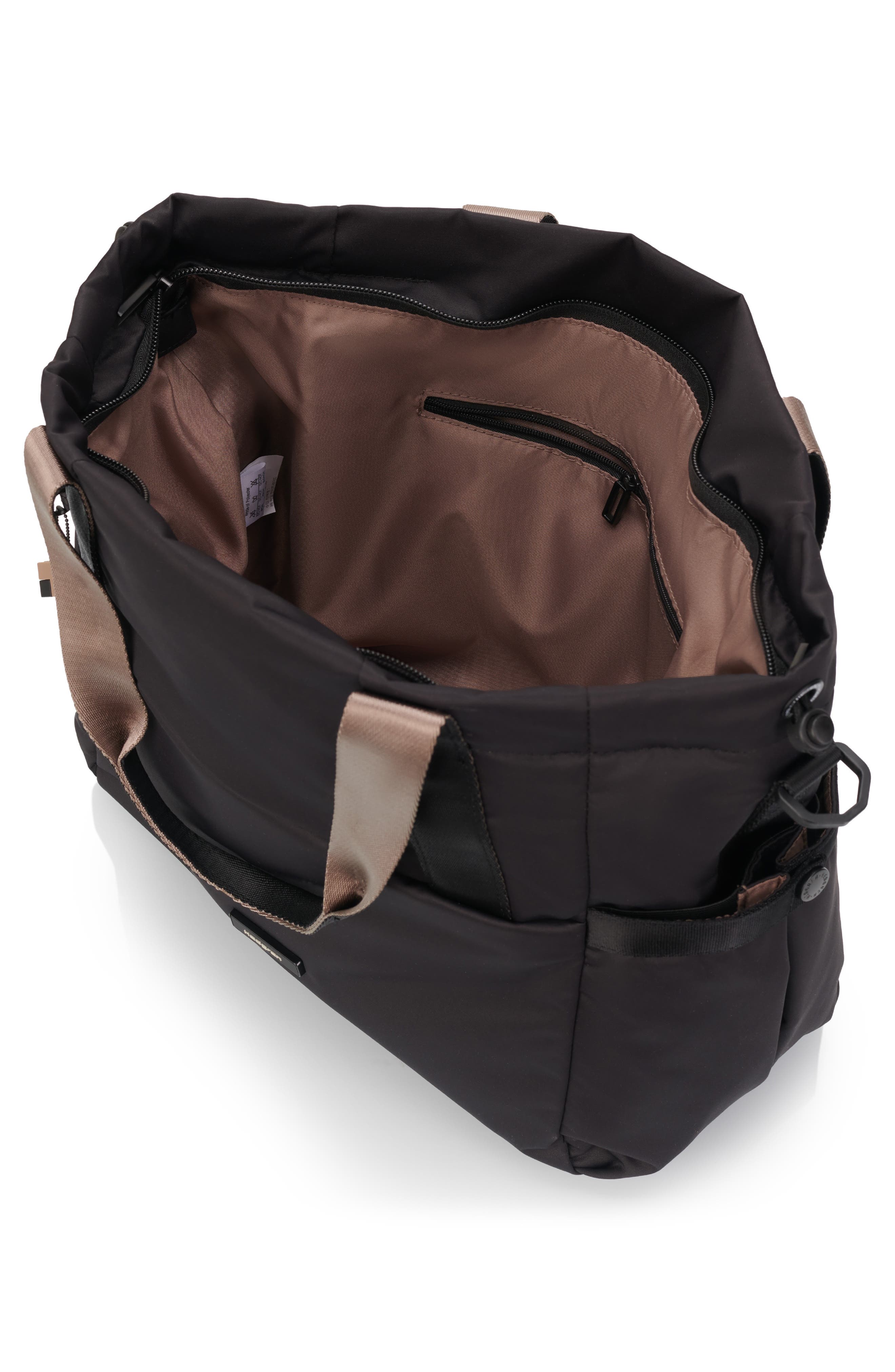 Hedgren Galactic Water Repellent Tote Bag, Alternate, color, Black