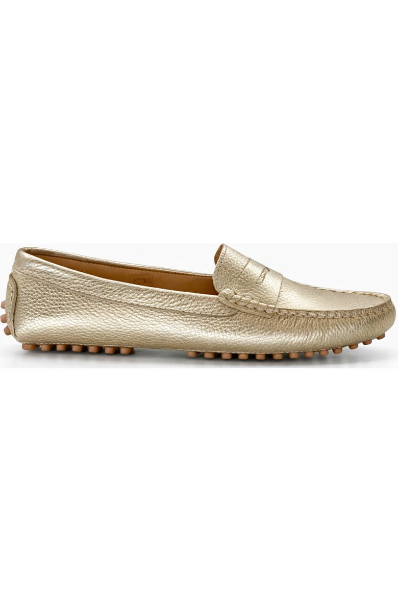 Menina Step Oporto Moccasin Loafer, Main, color, Gold