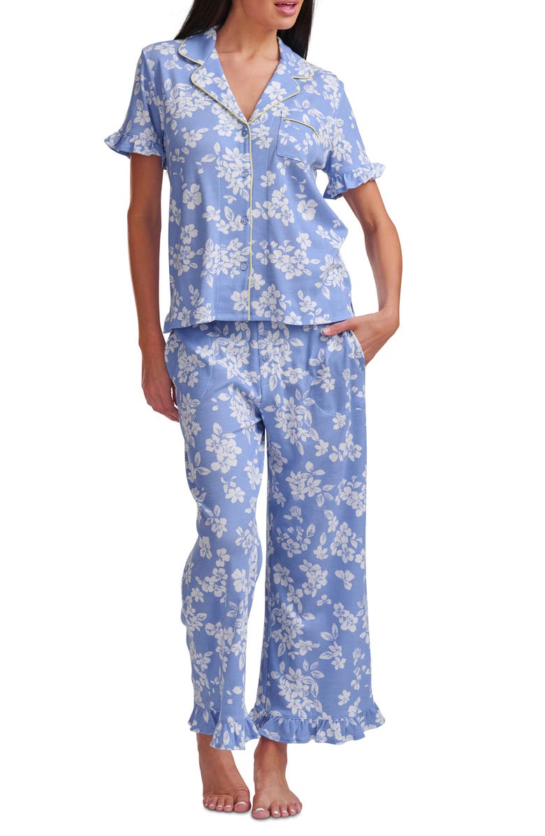 Splendid Ruffle Trim Pajamas, Alternate, color,
