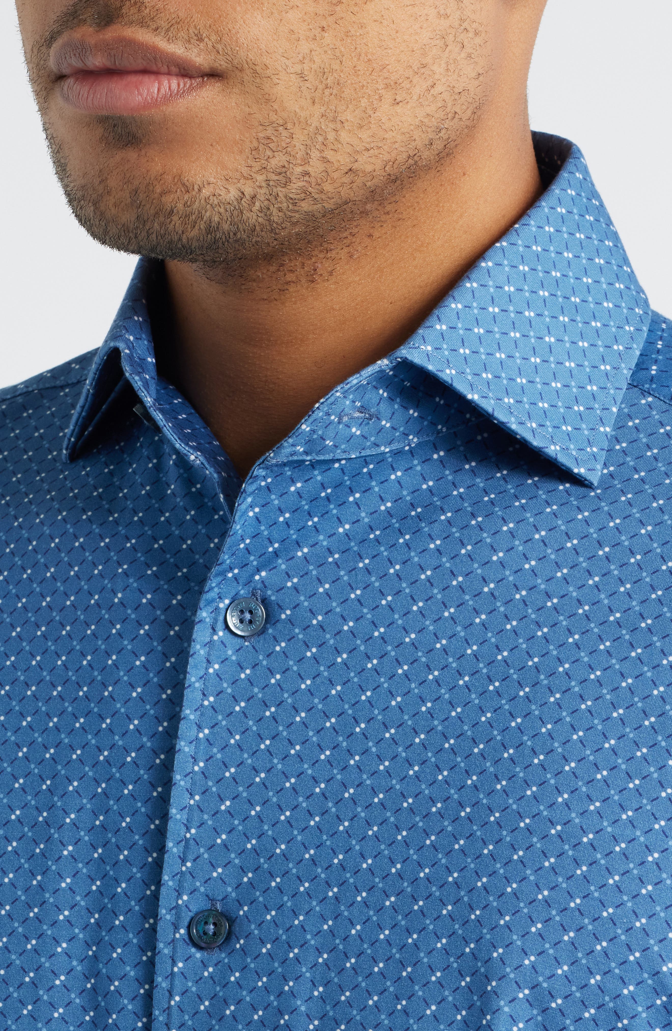 Devon OoohCotton Geo Print Button-Up Shirt - image 2