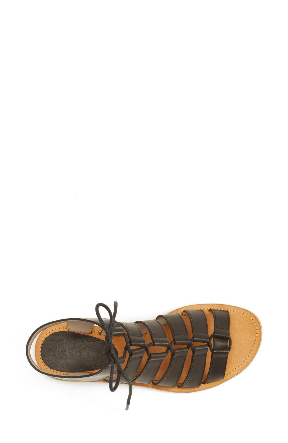 Hinge 'Roman' Strappy Lace-Up Sandal, Alternate, color, 