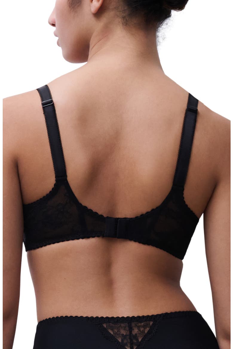 Kiss Demi Unlined Underwire Bra, Alternate, color, BLACK