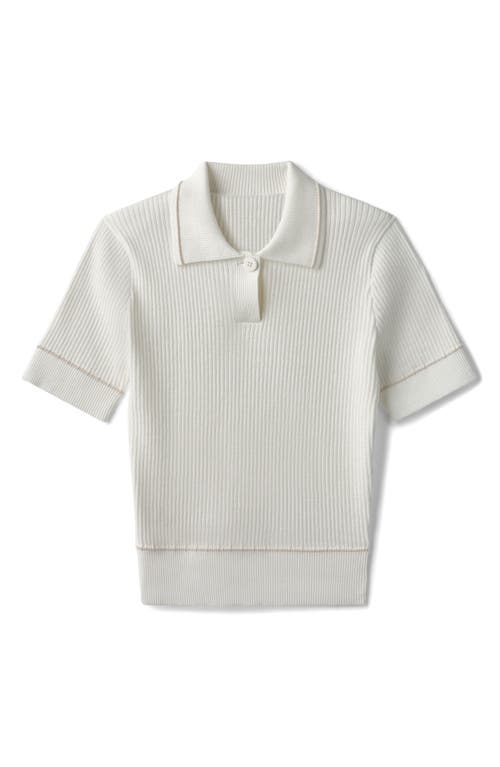 RHONE RHONE BIRDIE RIB POLO SWEATER 
