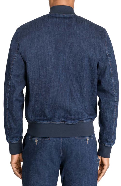Brooklyn Brigade Brooklyn Bridge Jacket Bomber In Blue