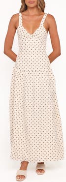 Petal & Pup Sophina Polka Dot Maxi Dress