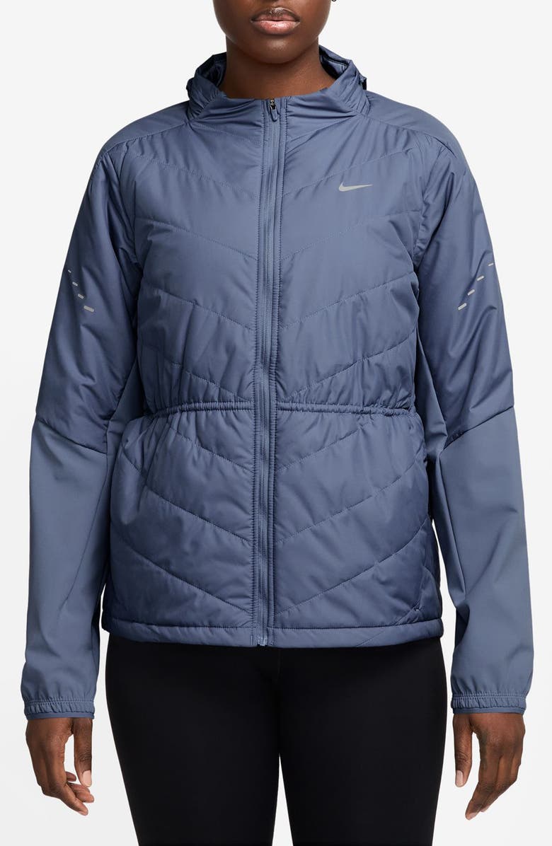 Nike Swift Therma-FIT Running Jacket, Main, color, 499 World Indigo/ Refsil