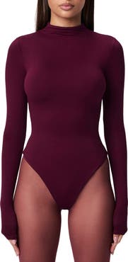 Naked Wardrobe NW Mockneck Bodysuit