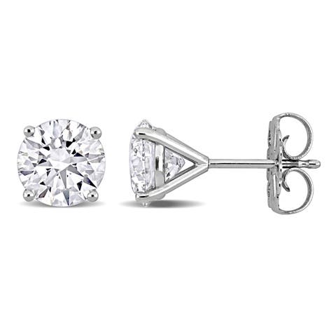 3 CTW Lab-Grown Diamond Stud Earrings 14K