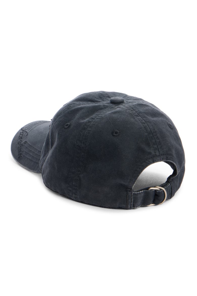 Carliy Venice Embroidered Logo Baseball Cap, Alternate, color, BLACK