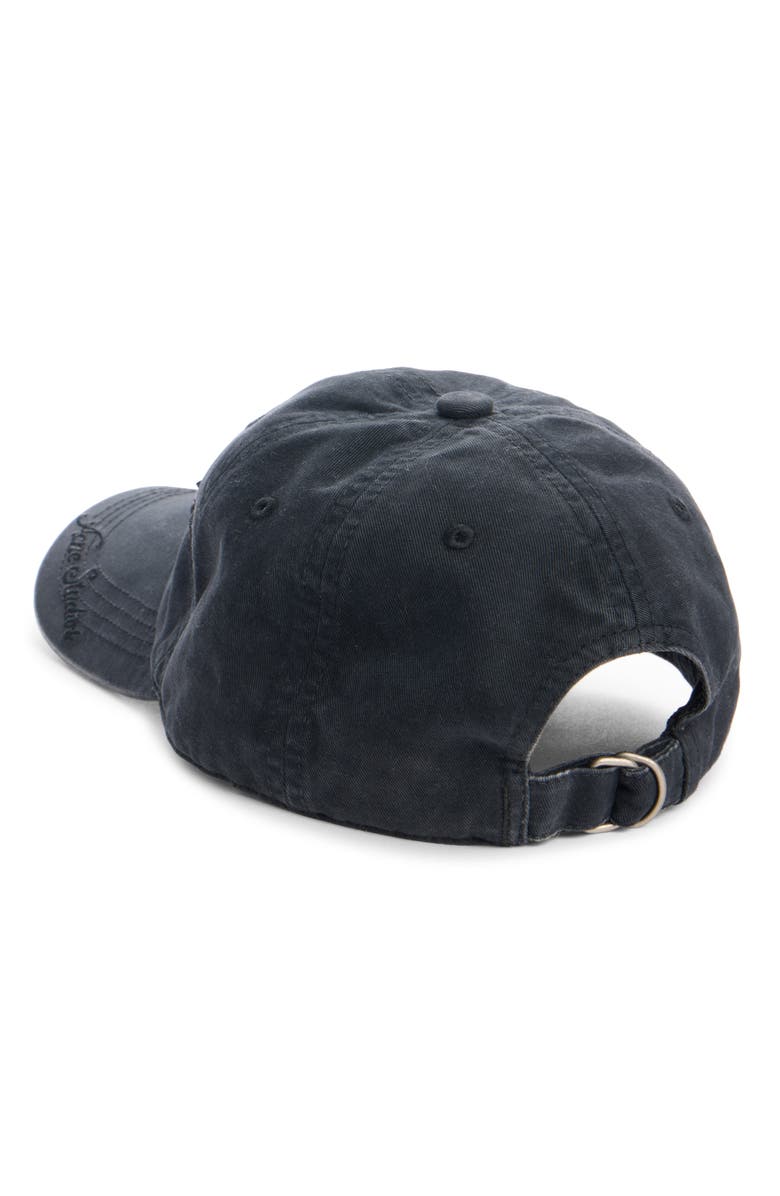 Acne Studios Carliy Venice Embroidered Logo Baseball Cap, Alternate, color, Black