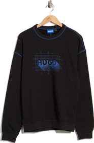 HUGO Nothalic Cotton Graphic Sweatshirt