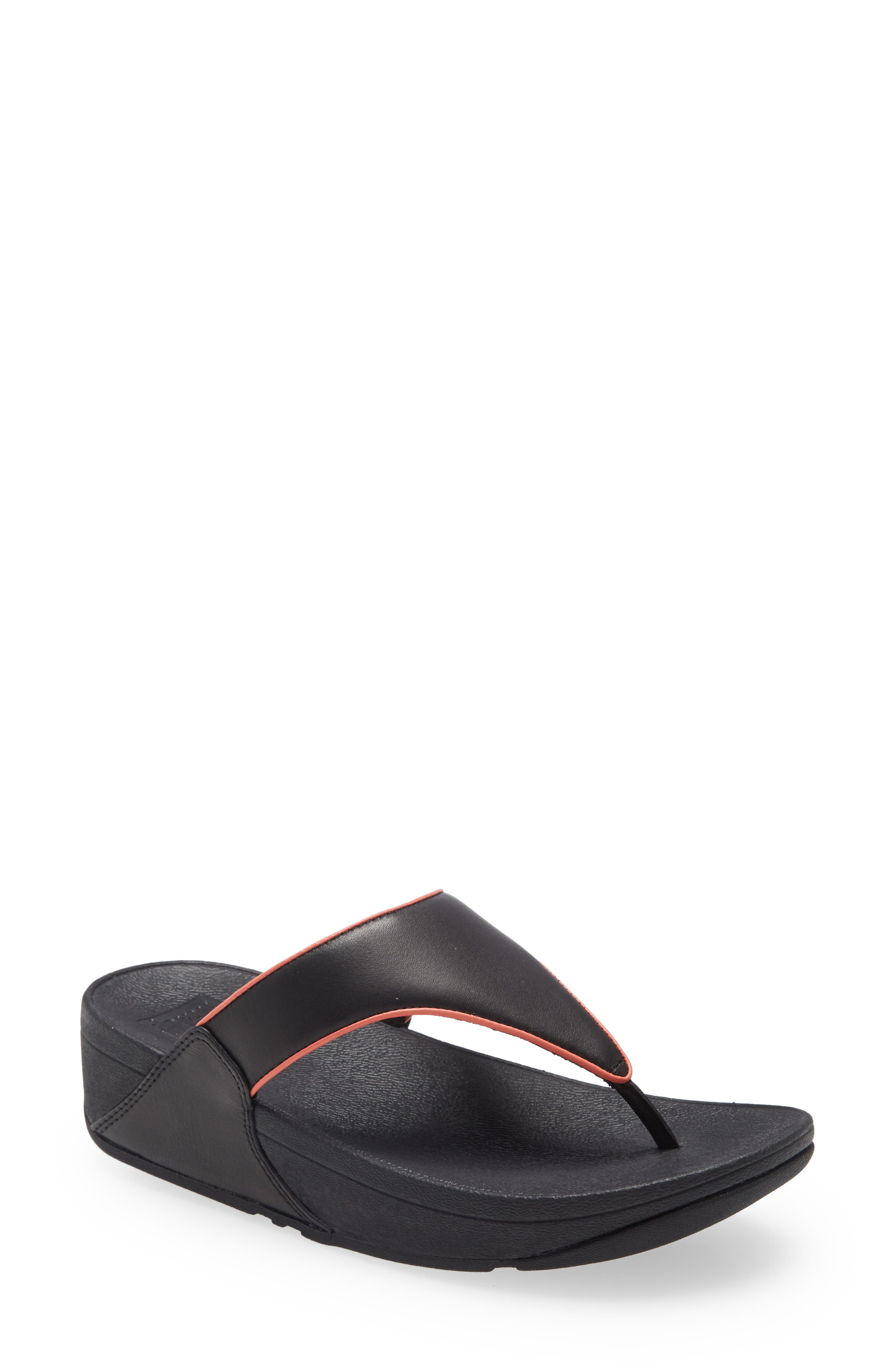 FitFlop Lulu Wedge Flip Flop, Main, color, 