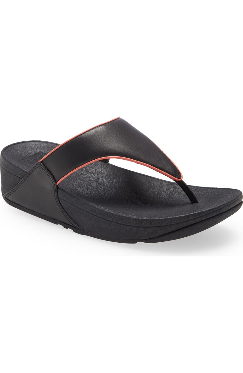 FitFlop Lulu Wedge Flip Flop, Main, color,