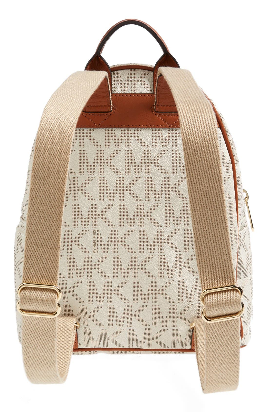 'Small' Studded Backpack, Alternate, color, VANILLA
