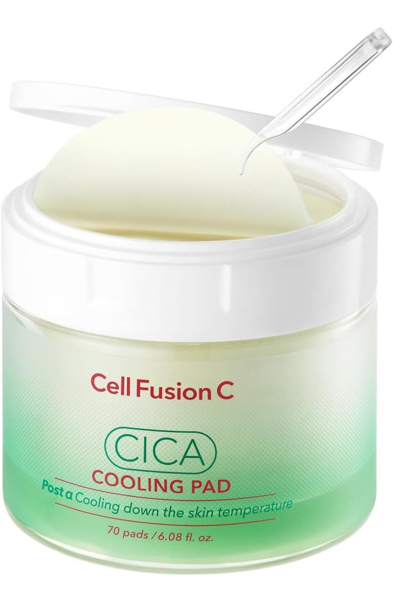Cell Fusion Post Alpha Cics Cooling Toner Pad, Main, color, Lighter Green
