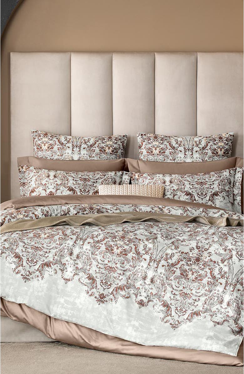 Togas Shelton Duvet Cover, Alternate, color, Brown