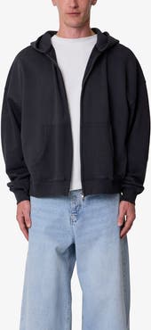 mnml Heavyweight Basic Zip-Up Cotton Hoodie