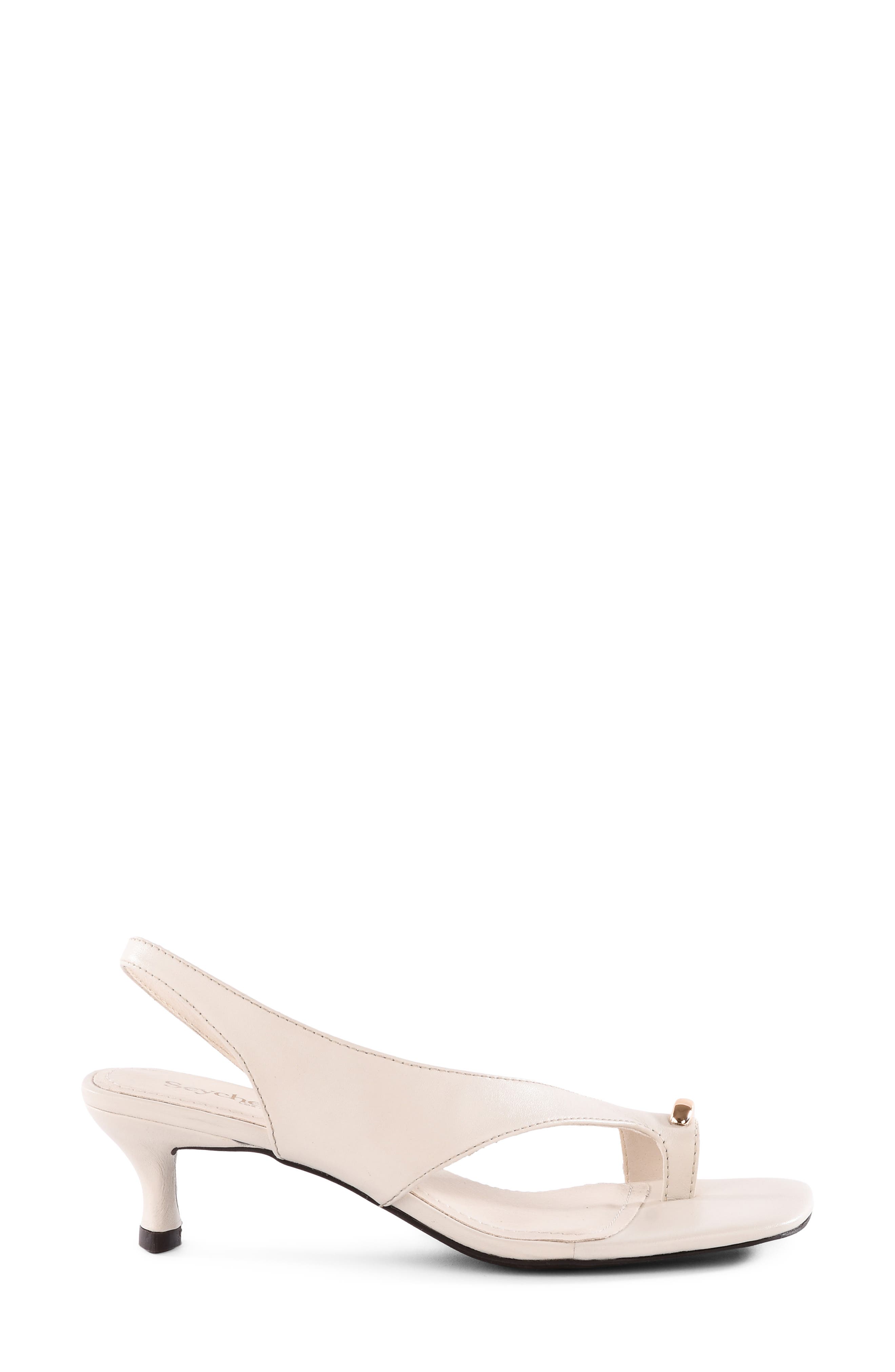 Sparks Flying Slingback Kitten Heel Sandal, Alternate, color, WHITE