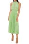 Pleated Midi Dress