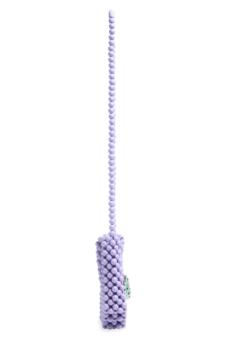 Mermaid Dreams Beaded Handbag, Alternate, color, PURPLE