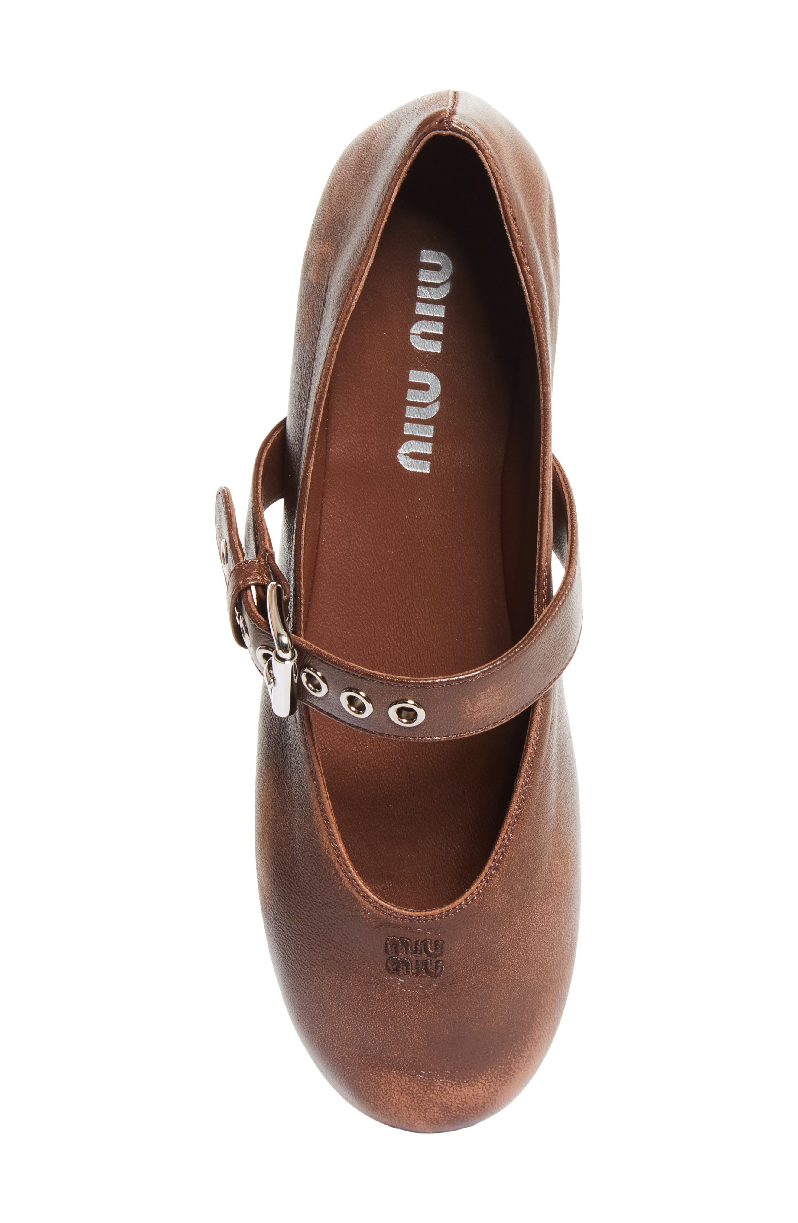 Mary Jane Ballet Flat, Alternate, color, BRUCIATO